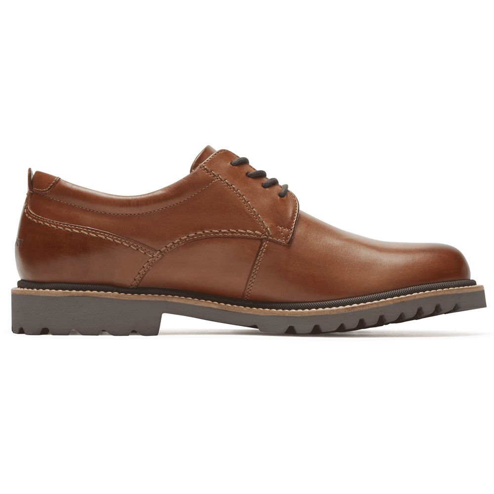 Oxfords Rockport Homem Marrom - Marshall Plain Toe - 40769BYDG